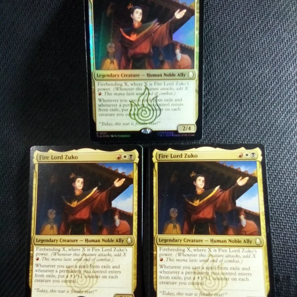 16x Magic The Gathering Avatar The Last Airbender Cards ~ Zuko Theme Deck Lot